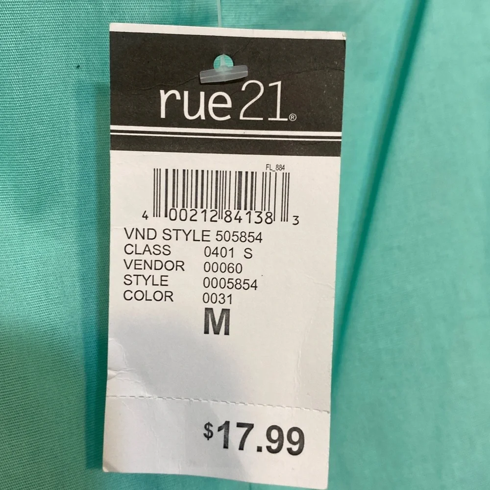 Rue21 Turquoise Garment - Picture 5 of 5